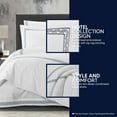 thumbnail image 5 of Chic Home Shella 3-Piece Navy Duvet Set, King, 5 of 10