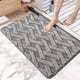 thumbnail image 4 of La Alfombra de la Puerta Delantera de la Alfombra de la Puerta Absorbente Del Baño Es Conveniente para Lavar a Máquina, la Alfombra de Piso Absorbente de Tela Ligera Y Antideslizante, 4 of 7