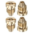 thumbnail image 1 of Uxcell 4-Pack Boquilla de Orificio para Cañón de Espuma, Consejos de Conector de Rosca Universal de Latón de 1.4mm, 1 of 1