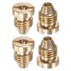 thumbnail image 1 of Uxcell 4-Pack Boquilla de Orificio para Cañón de Espuma, Consejos de Conector de Rosca Universal de Latón de 1.4mm, 1 of 1