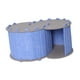 thumbnail image 5 of Cat de de gato casa mascota de mascota interior resistente a los rasguños cómodo cubierta removible fácil de limpiar 2 agujeros cueva de, 5 of 8