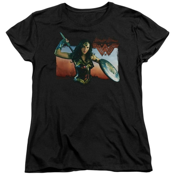 Wonder Woman Movie - Warrior Woman - Women's Short Sleeve Shirt - Large