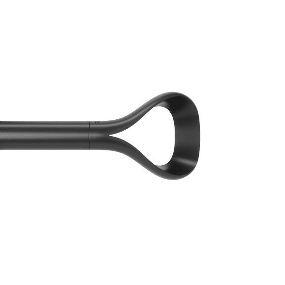 Umbra 1" Lasso Curtain Rod, 44-120", Black