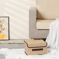 thumbnail image 5 of Unique Bargains 1 Pack Clothes Storage Bags Moving Bags Beige 10.2*7.5*6.3in, 5 of 7