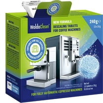 WoldoClean Coffee Machine Cleaner and descaling tablets for 15 uses – compatible with Nespresso, Keurig, Ninja, Delonghi, Miele and Coffee Maker Pot