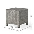 thumbnail image 6 of LiviNest Outdoor Cube Side Table: 18-Inch Woven Accent Table - 365-Day Weather Resistant & No Assembly Required for Patio & Living Room, 6 of 6