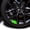 Green, variant on BOGAR TECH DESIGNS Wheel Rim Decal Stripes for 18" - 20" Wheels, Gloss Red