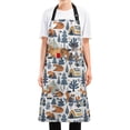thumbnail image 5 of Fox Tree Car Tent Kitchen Apron with 2 Pockets Adjustable waterproof Cooking Aprons for Women Men Chef, 5 of 7