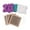Purple, variant on Tnarru Coaster DIY Set Crochet Embroidery Practical 10x10cm Cup Mat with Crochet Tool Woven Coaster Coasters Making Set for Children Purple