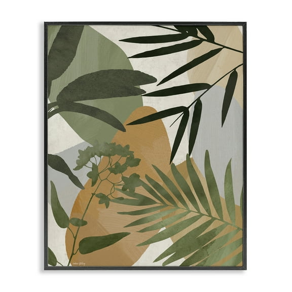 Stupell Industries Rustic Earth Tone Botanicals Black Framed Giclee Art design by Amber Sterling, 14 x 11