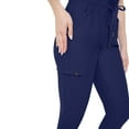 thumbnail image 4 of M&M SCRUBS Women's Scrub Set Ultra Stretch Form Fitting Scrubs for Women Set (True Navy Blue, 2X-Large), 4 of 7