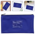 thumbnail image 1 of LIFKOME 2pcs Coin Deposit Wallet Blue PU with Zipper for Receipt Storage and Personal Use, 1 of 7