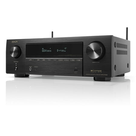 Denon - AVR-X1700H 7.2 Ch AVR, Advanced 8K Upscaling, 3D Audio - Dolby Atmos & DTS Virtual:X, Amazon Alexa - Black