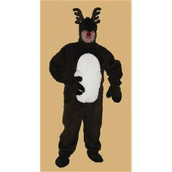 Halco Adult Reindeer Suit with Hood Costume - Size Medium