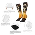 thumbnail image 3 of Vsdgher Happy New Year 2025 C Knee Socks, High Socks Long Stretchy Sock Women Knee High Stocking, Long Socks for Women, 3 of 6