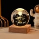 thumbnail image 1 of InnotechSC 3D Rose con Te Amo en Bola de Cristal de 60 Mm con Grabado Láser, Esfera de Vidrio para Decoración Del Hogar con Base de Luz de Madera, 1 of 5