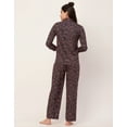 thumbnail image 4 of Moomaya Sleepwear, Printed Pajama And Shirt Set, Button-Down Loungewear 2 Pcs Nightsuit Pjs, 4 of 9