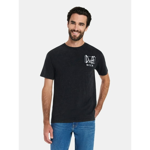 The Simpsons Men's and Big Men's St. Patrick's Day Front Back Graphic Tee, Sizes XS-5XL