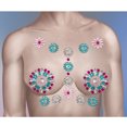 thumbnail image 3 of 1 Sheet Body Gem Removable Rhinestone Body Jewel Tattoo Face Gem Jewel Sticker, 3 of 8