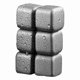 thumbnail image 1 of Ti Whiskey Stones Set Reusable Ti Metal Ice Cubes Non-Melting Refreezable Chilling Rocks for Whiskey and Other Drinks, 1 of 4