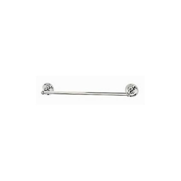 24 in. Home Point Round Towel Bar, Chrome