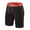 Mens Underwear Red, variant on XL-4X Big & Tall Boxer Briefs Plus Size Cotton Long Leg Underwear Mens Casual Color-Block Breathable Stretchy Slim Athletic Workout Running Boxers