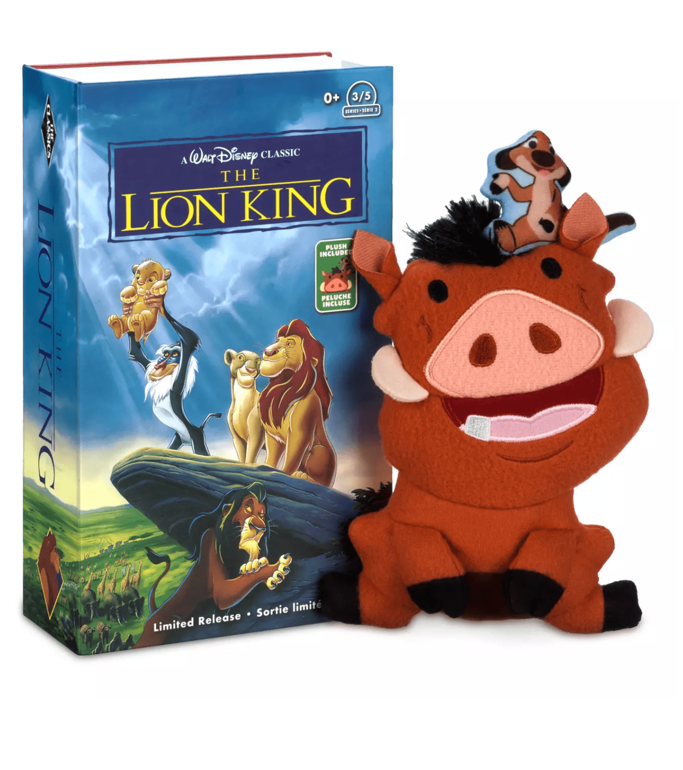 Disney Parks VHS Series 2 The Lion KingTimon and Pumbaa Plush