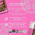 thumbnail image 3 of Zazubean Organic Chocolates Bestie Almond Toffee Crunch Oat Milk Chocolate Bars (6 x 85g), 3 of 5