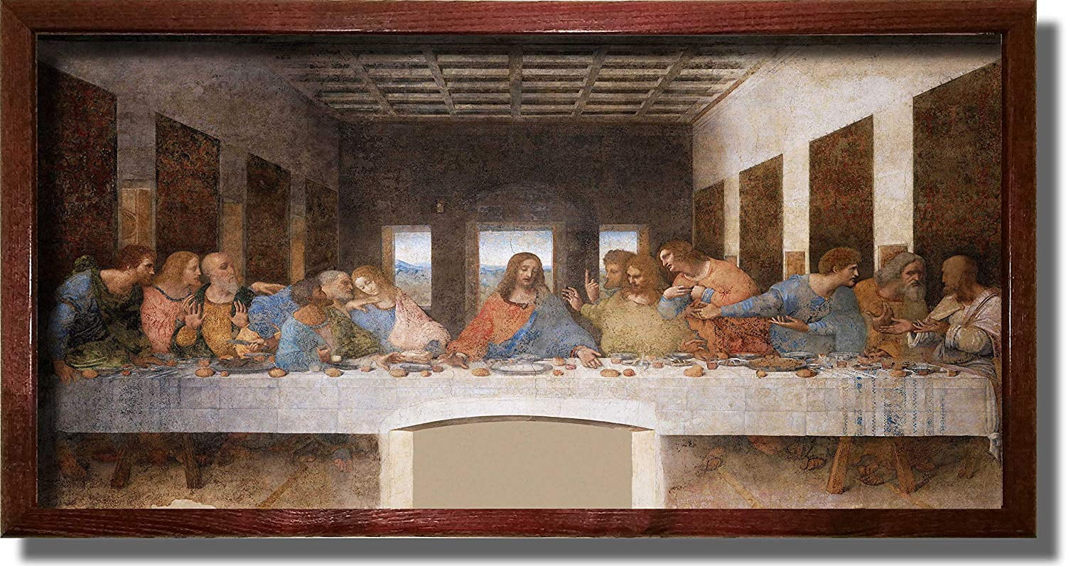 The Original Last Supper By Leonardo Da Vinci Painting Original Picture