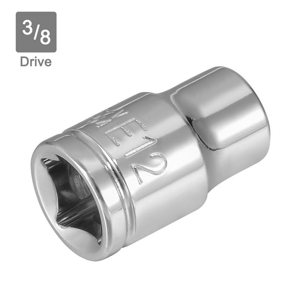 2Pcs 3 8 inch Drive E12 External Torx Shallow Socket Cr V Steel