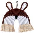 thumbnail image 1 of Deer Lion Wall Décor Handmade Weaving Ornament Modern Home, 1 of 4