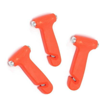 Steel Rescue 8 - 3PCS Mini Car Emergency Safety Rescue Escape Hammer Glass Window Breaker Belt Cutter Tool Stainless Steel+ABS