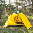 thumbnail image 6 of 2 Person Yellow 4 Season Waterproof Double Layer Camping Tent for Hiking Mountaineering Travel, 6 of 7