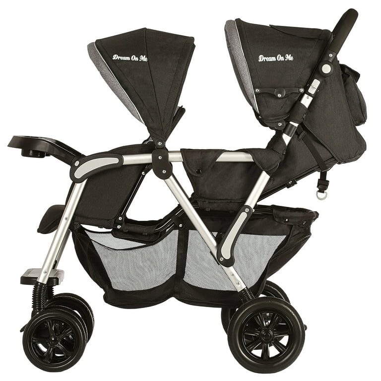 Dream On Me Villa Tandem Stroller Grey