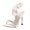 White, variant on Vedolay Summer High Heels High Heels for Women Summer Open Toe Ankle Strap Platform Casual Strappy on High Shoes,Orange 9
