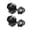 Black, variant on NovaBreeze 2 Sets Heatless Curling Rods - Silk Curls No Heat Hair Curler Rollers for Effortless Styling - Comfortable Sleeping Headband for Women