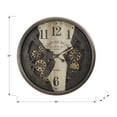 thumbnail image 4 of Monarch Specialties I 9023 - Clocks, 30" Round, Wall Clock, Gear Mechanism, Brown, Transitional, 4 of 4
