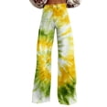 thumbnail image 2 of Endives Women's Pants Tie Dye Printed Casual Wide Leg Pants Fall Outfits for Women 2025, 2 of 7