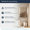 thumbnail image 4 of Head West Brushed Nickel Rectangular Framed Beveled Accent Wall Vanity Mirror - 26 x 32, 4 of 8