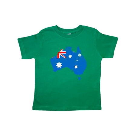 

Inktastic Aussie Map Flag Gift Toddler Boy or Toddler Girl T-Shirt
