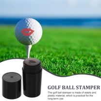 EXHUMKY Funny Golf Accessories for Men Reusable Self Ink Golf Ball Marker Black