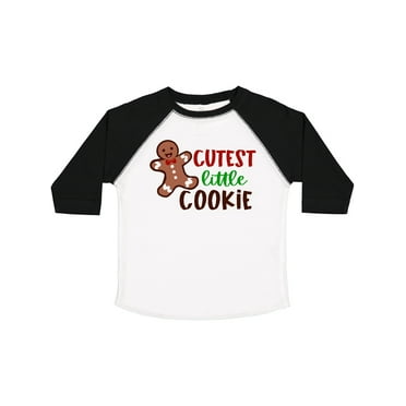 Inktastic Cutest Little Cookie Cute Christmas Gingerbread Man Boys or Girls Toddler T-Shirt