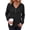 Black, variant on Womens Lightweight Hoodies Long Sleeve Shirts Oversized Sweatshirt with Kangaroo Pocket Pullover Sweaters Fall Tops