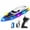 E, variant on Boat Remote Control Boat For Adults Kids For Pool Lake With 2 Batteries Racing Boats 5 Cool LED Lights 3 Speeds Cruise Control Toys For Kids & Adults And Ideal Gifts For Kids