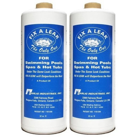 Marlig Fix-A-Leak Pool and Spa Leak Sealer 32 oz - 2 Pack