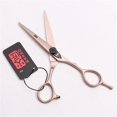 thumbnail image 3 of Juego de tijeras profesionales para cortar el cabello de 6 pulgadas, tijeras de barbero de acero inoxidable, oro rosa., 3 of 5