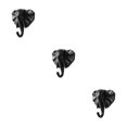 thumbnail image 4 of Maytalsory Animal Head Key Hook Sturdy And Durable Construction Adding Touch Of Whimsy black(elephant) 3Set, 4 of 6