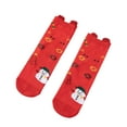 thumbnail image 2 of Hometravel Pair of Christmas Socks, Cute Cartoon Design Mid-Crew Socks, Holiday Themed Socks for Autumn Winter Warmth, Festive Footwear for Cold Weather, 2 of 6