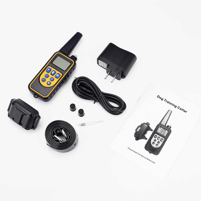 HLONK Shock Collar for Dogs Long-Distance Dog Training Collar with Remote Waterproof Shock Collar for Dogs 60-100 lbs Powerful eCollars for Dog Training
