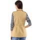 thumbnail image 5 of Chaleco Tipo Anorak Estilo Cargo Ligero Con Cordón Para Mujer Caqui L, 5 of 6